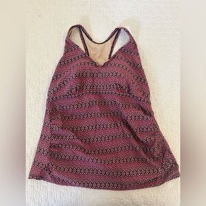 AVA & VIV tankini swim top. Size 14 W